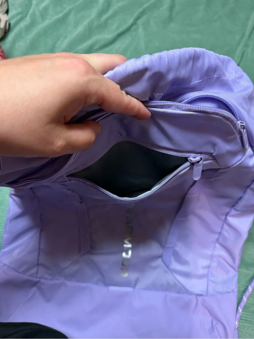 Under Armour Purple Drawstring Gym Sack